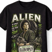 Alien Ellen Ripley Xenomorph Nostromo Sci-Fi Horror Unisex T-Shirt