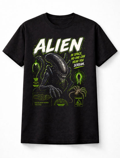 Alien Xenomorph Horror Movie Weyland Yutani Nostromo Unisex T-Shirt