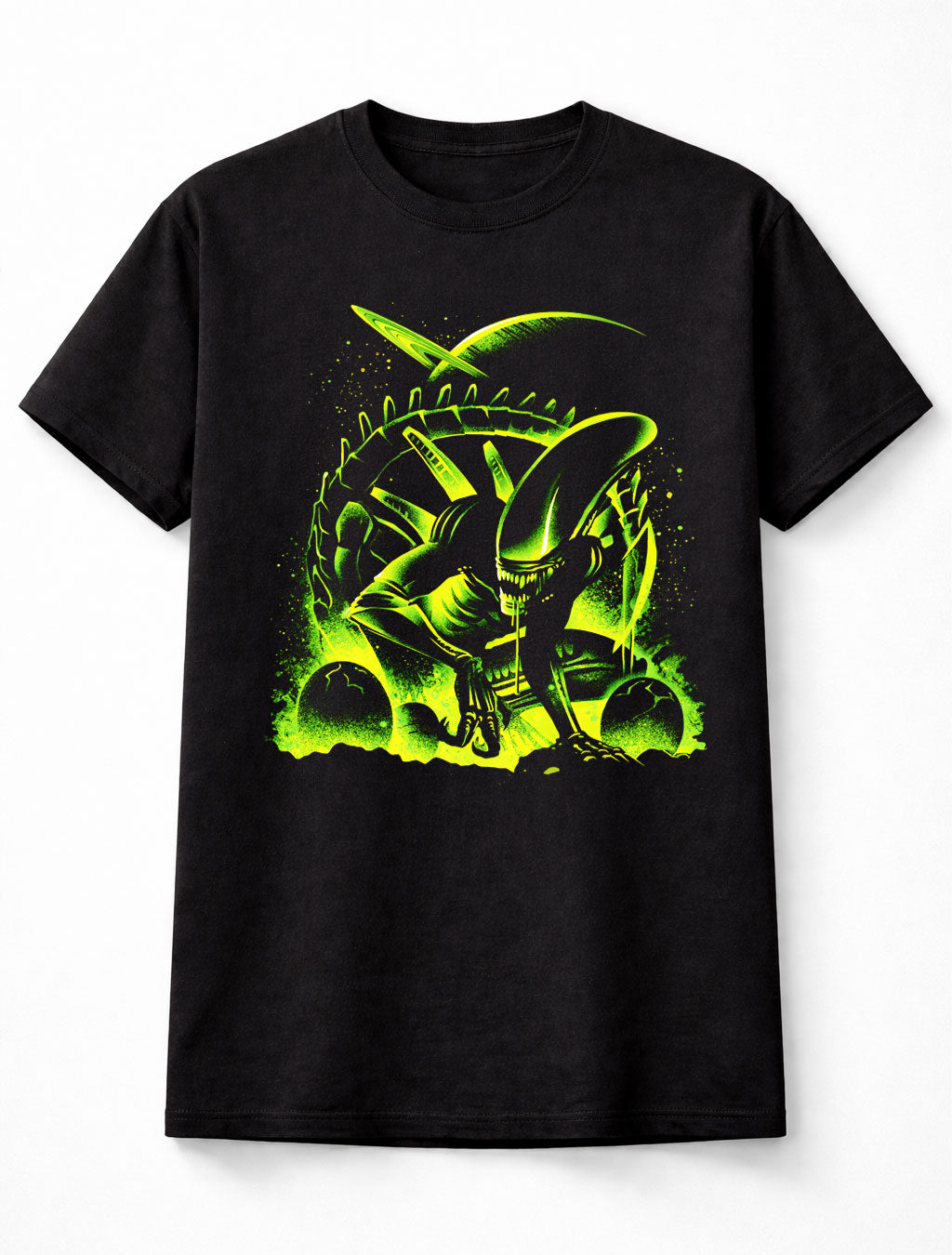 Alien Xenomorph Eggs Facehugger Sci Fi Horror Movie Adults & Kids Unisex T-Shirt