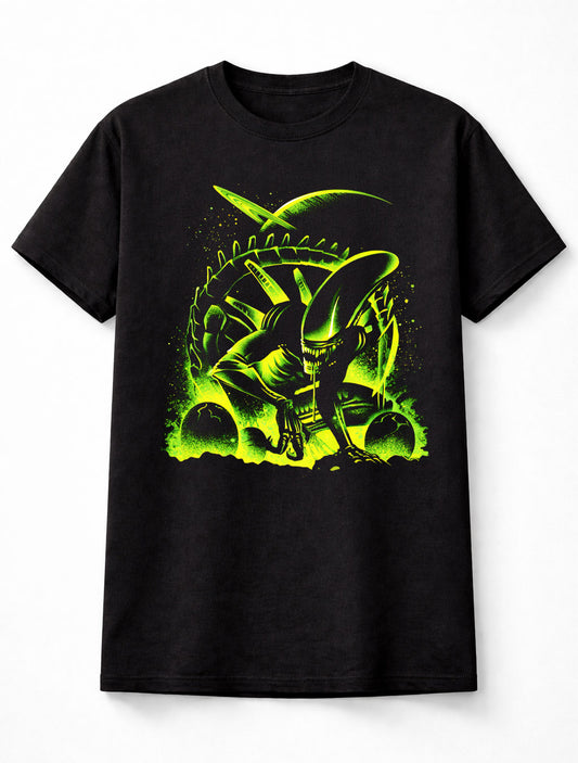 Alien Xenomorph Eggs Facehugger Sci Fi Horror Movie Adults & Kids Unisex T-Shirt