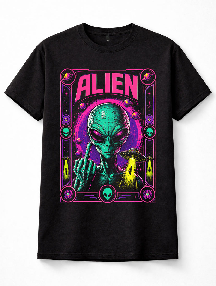 Alien UFO Area 51 Grey Extraterrestrial Space Sci-Fi Funny Unisex T-Shirt