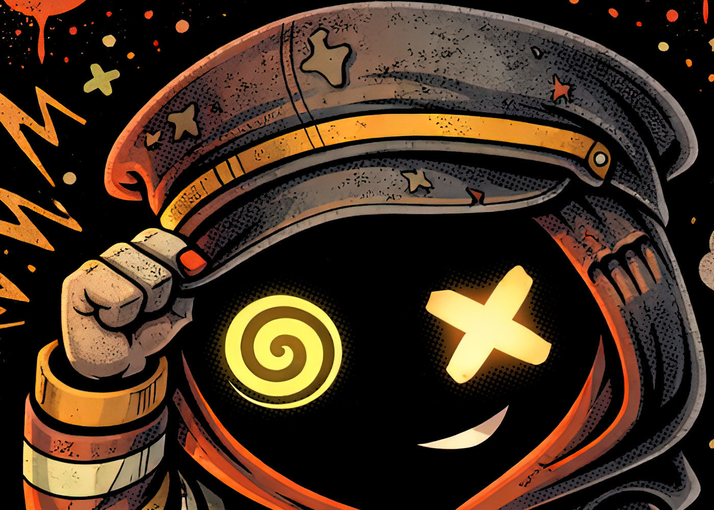 All Aboard the Crazy Train T Shirt Gothic Cartoon Punk Chaos Unisex Tee