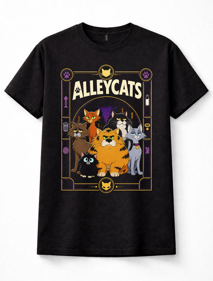 Alleycats Ricky Gervais TV Comedy Series Cartoon Cats British Unisex T-Shirt