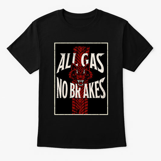 Jacob Fatu All Gas No Brakes Retro Wrestling Unisex T-Shirt Samoan Werewolf Tee