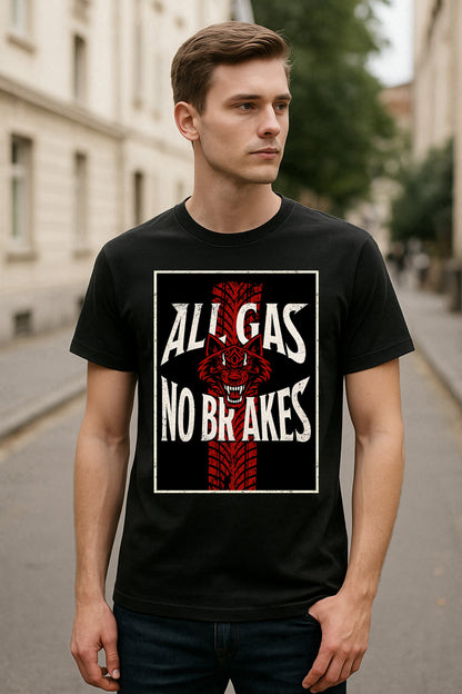 Jacob Fatu All Gas No Brakes Retro Wrestling Unisex T-Shirt Samoan Werewolf Tee
