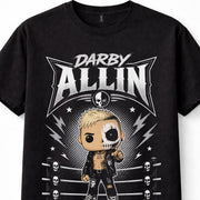 Darby Allin AEW All Elite Wrestling Skull Pop Graphic Unisex T-Shirt