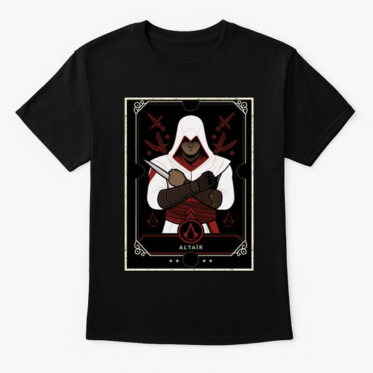 Altaïr Unisex Assassin Brotherhood T-Shirt – Assassin’s Creed Legendary Stealth Tee