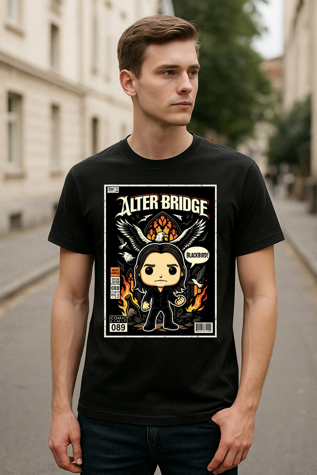 Alter Bridge Blackbird Hard Rock Funk Pop Style Unisex T-Shirt