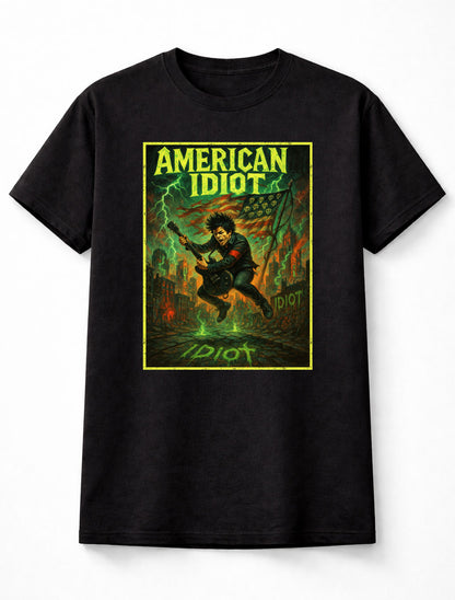 Green Day American Idiot Billie Joe Armstrong Punk Rock Anthem Adults & Kids Unisex T-Shirt