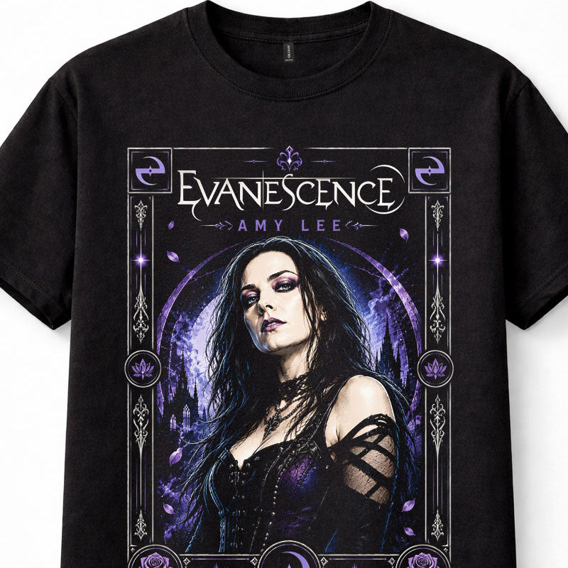 Evanescence Amy Lee Gothic Rock Band Music Fan Unisex T-Shirt