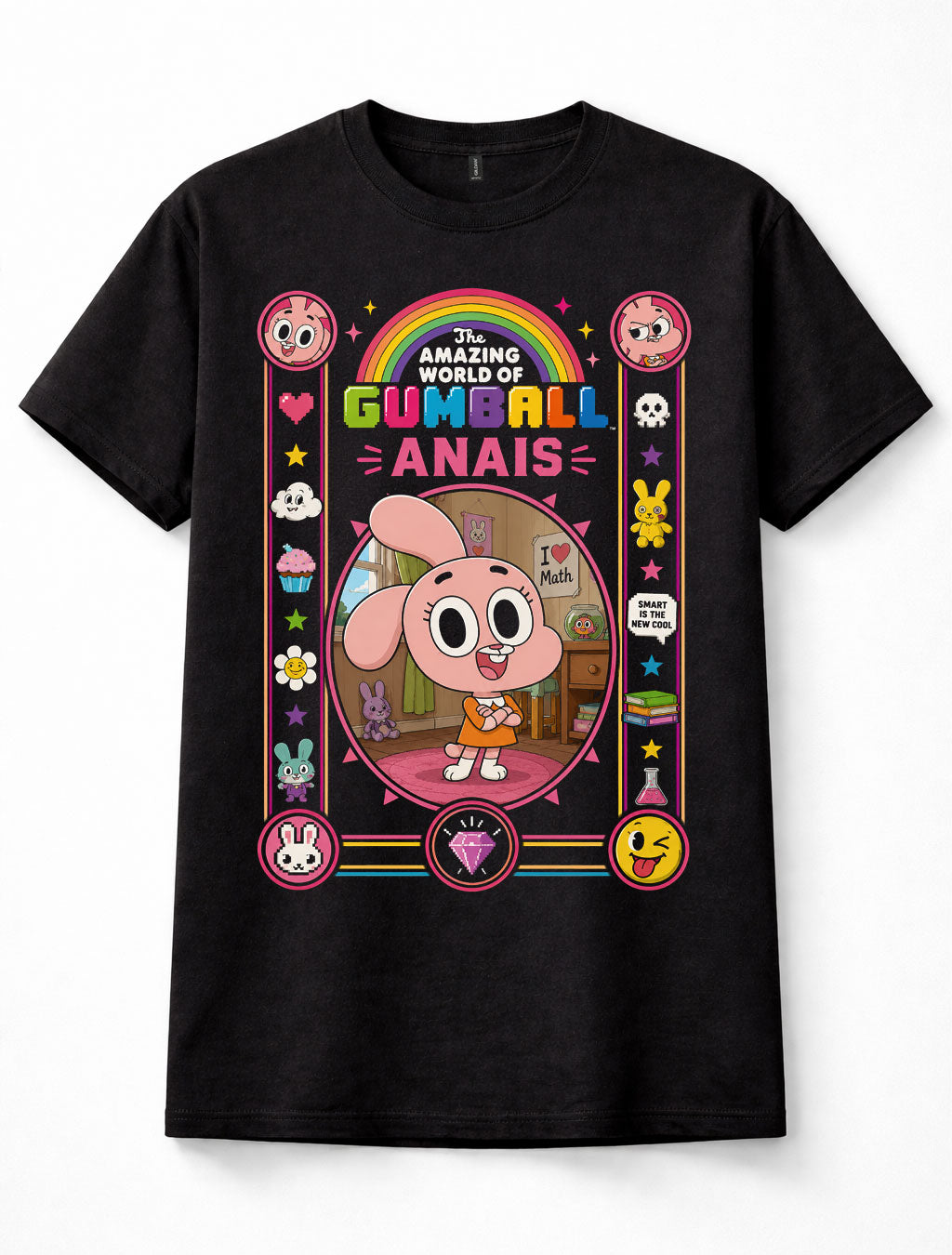 The Amazing World of Gumball Anais Cartoon Graphic Tee Unisex T-Shirt