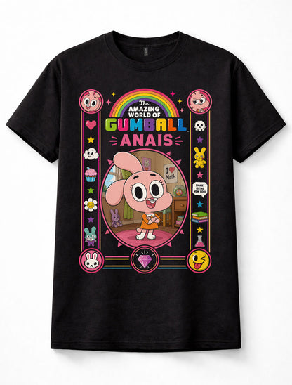 The Amazing World of Gumball Anais Cartoon Graphic Tee Unisex T-Shirt