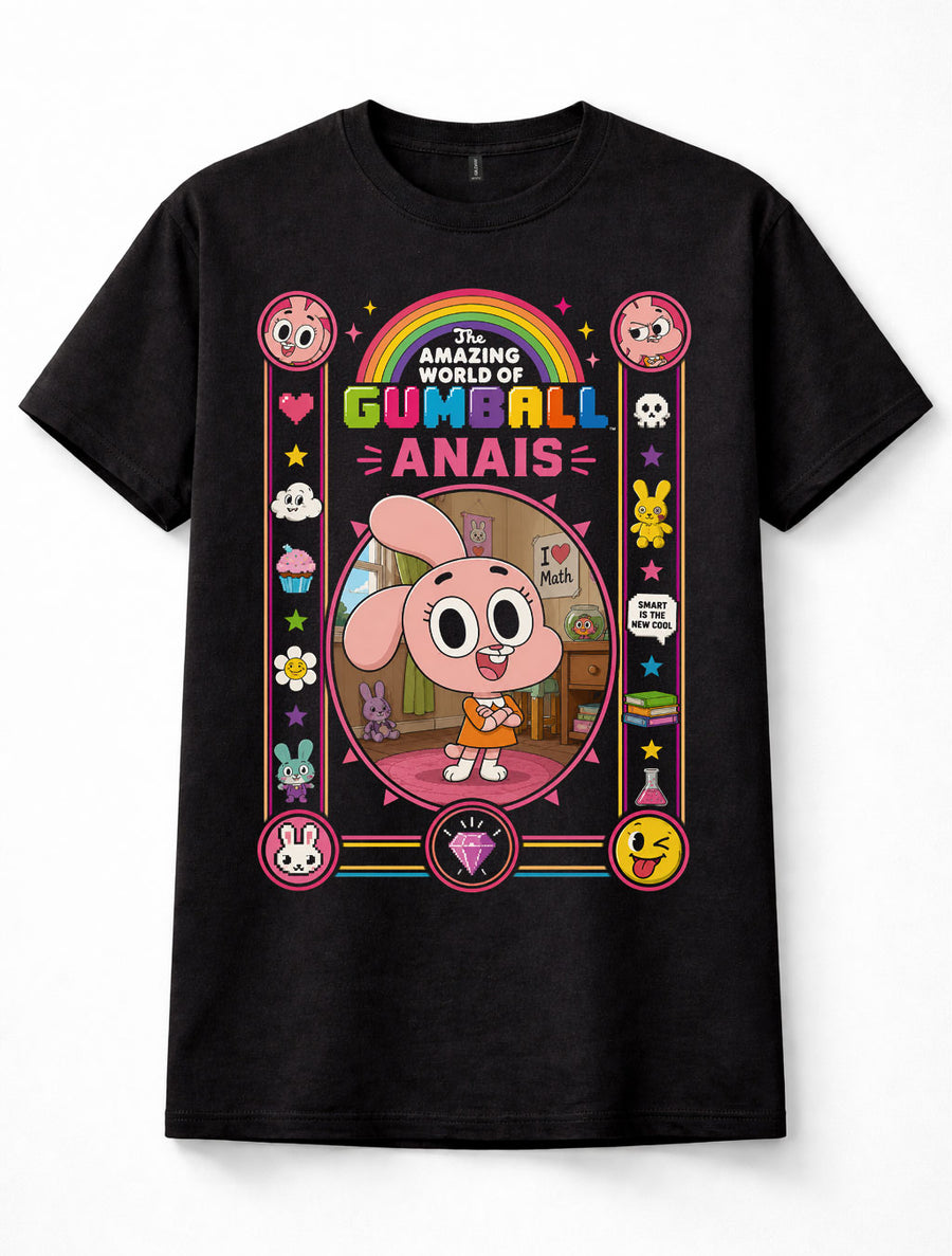 The Amazing World of Gumball Anais Cartoon Graphic Tee Unisex T-Shirt