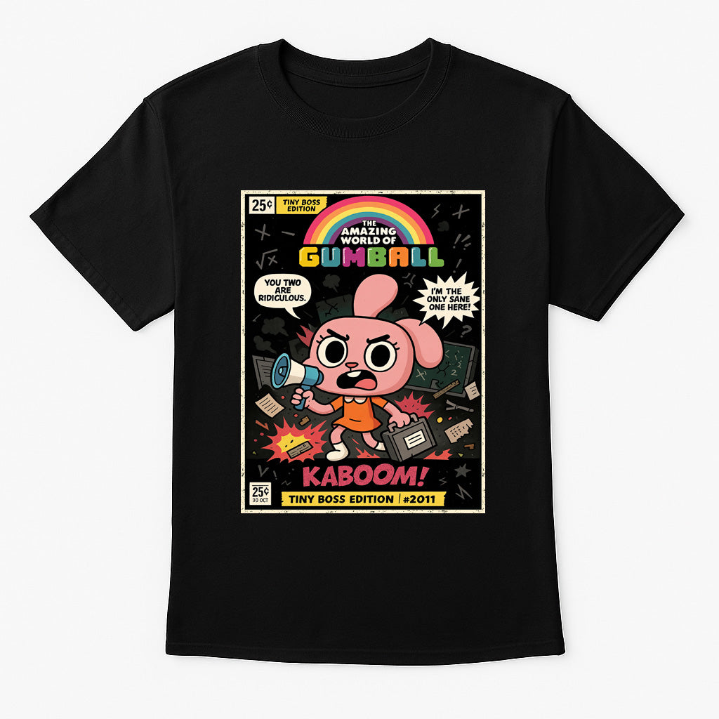 The Amazing World of Gumball Anais Watterson Kaboom Cartoon Adults & Kids Unisex T-Shirt