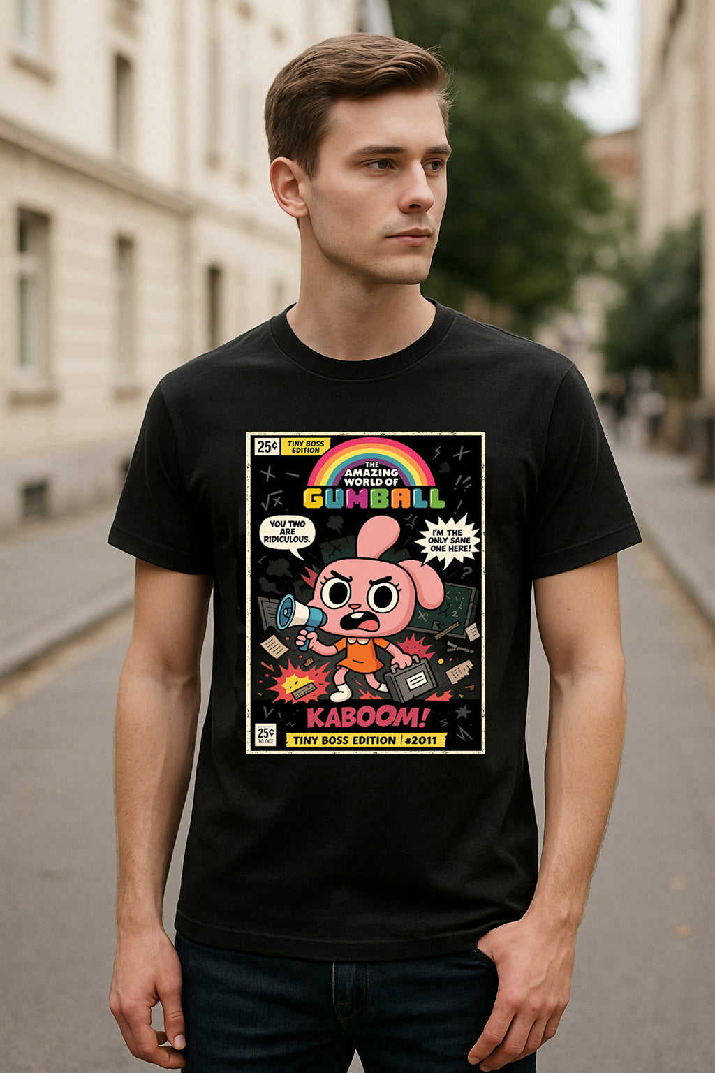 The Amazing World of Gumball Anais Watterson Kaboom Cartoon Adults & Kids Unisex T-Shirt