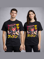 Anime Goth Angel Girl Graphic Japanese Manga Retro Unisex T-Shirt