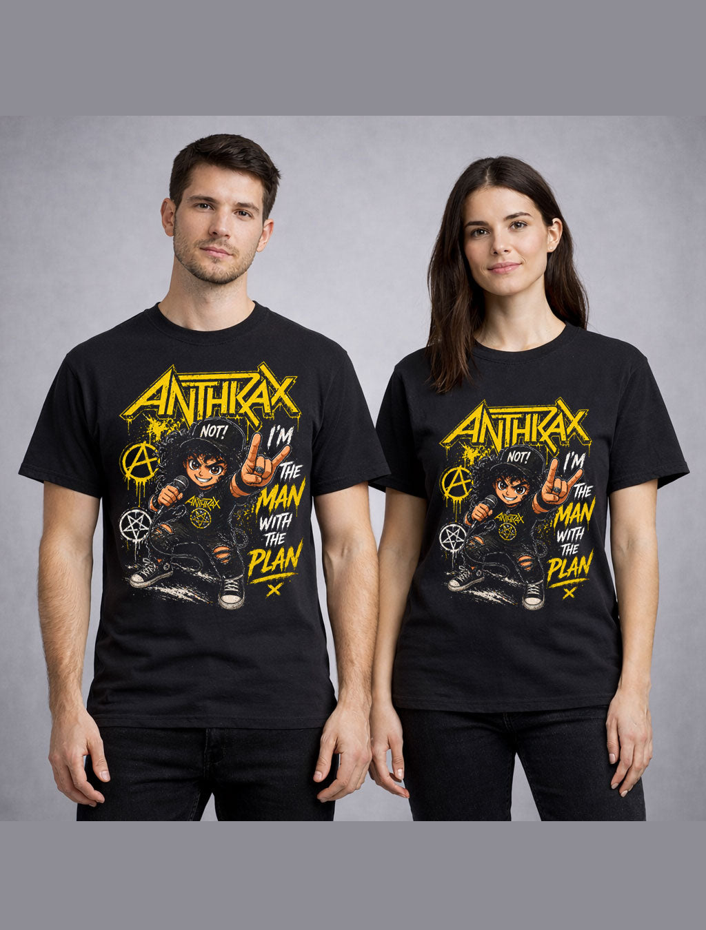 Anthrax Thrash Metal Band Rock Graphic Quote Unisex T-Shirt