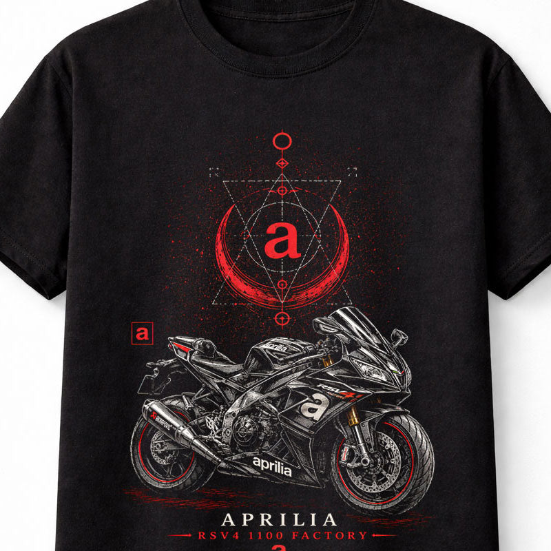 Aprilia RSV4 1100 Factory Superbike Motorcycle Rider Unisex T-Shirt