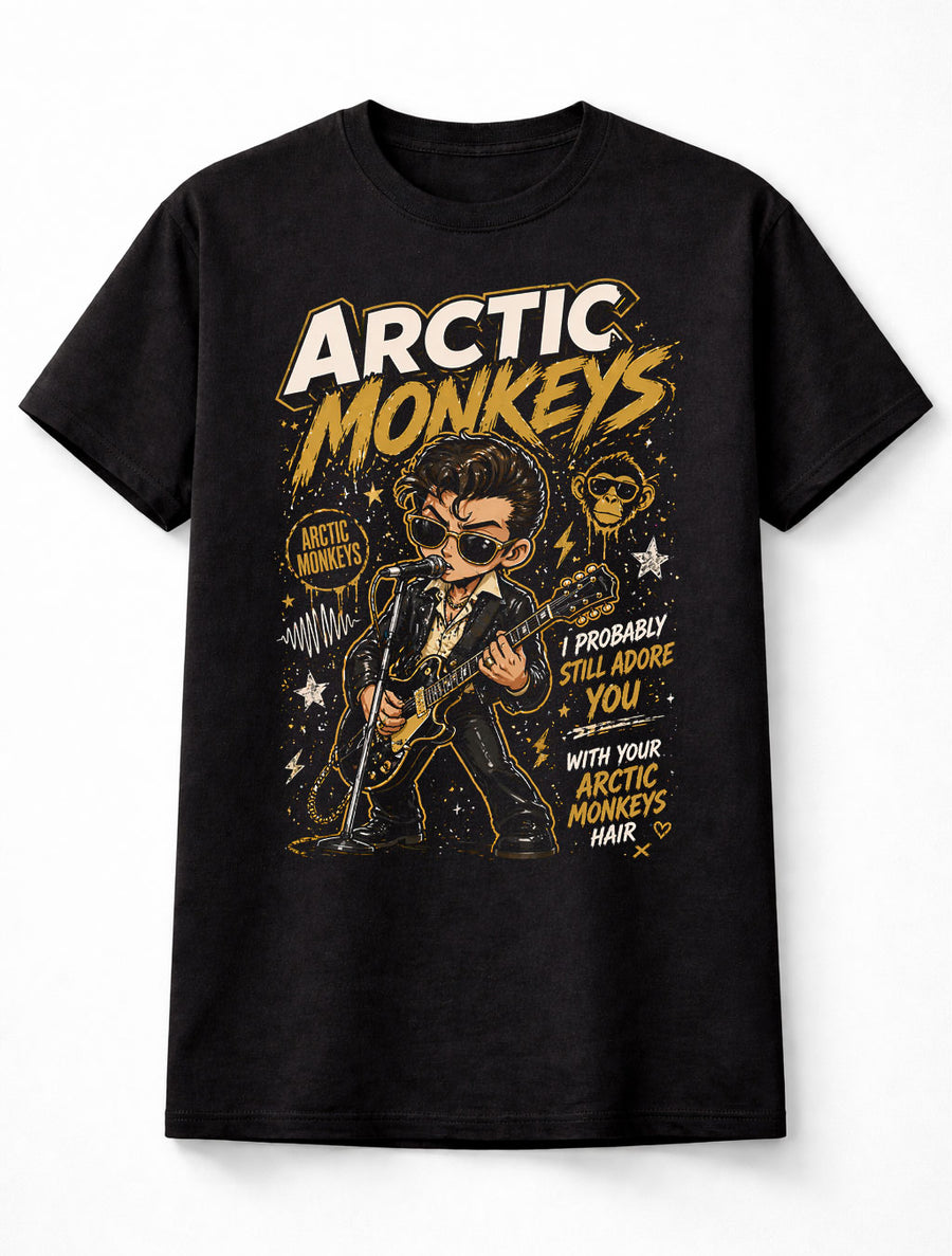 Arctic Monkeys Graphic T-Shirt Indie Rock Band Tee I Probably Still Adore You Unisex T-Shirt