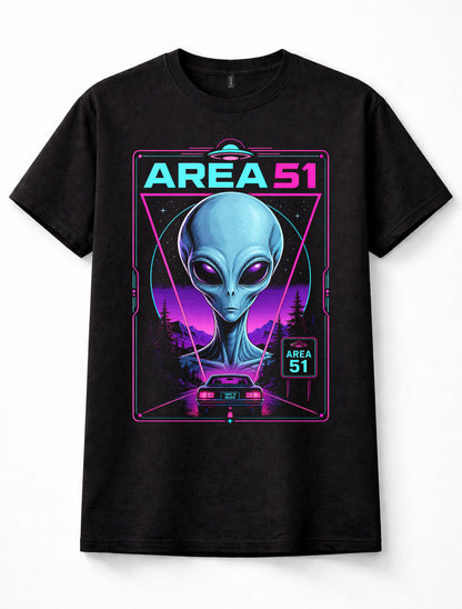 Area 51 Alien UFO Extraterrestrial Roswell Sci-Fi Graphic Unisex T-Shirt
