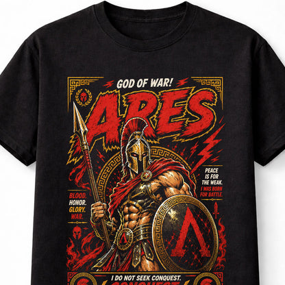 Ares Greek God of War Spartan Mythology Unisex T-Shirt