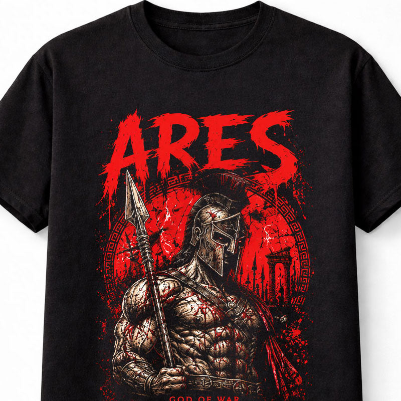 God of War Ares Spartan Warrior Greek Mythology Gaming Unisex T-Shirt