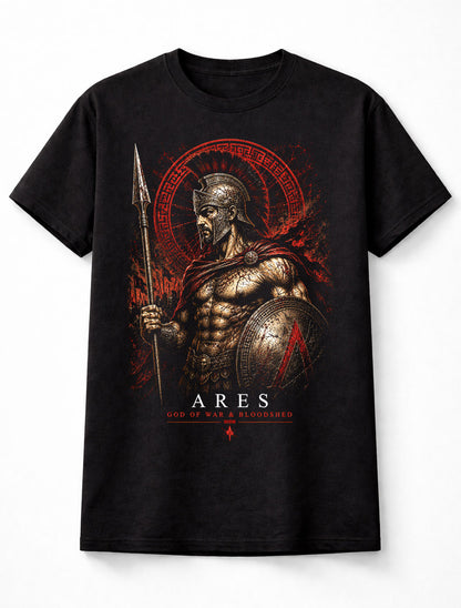 Ares Greek God of War Spartan Warrior Mythology Unisex T-Shirt