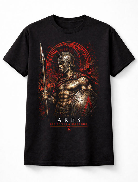 Ares Greek God of War Spartan Warrior Mythology Unisex T-Shirt