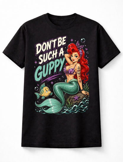 Tattoo Mermaid Ariel Pin Up Retro Ocean Graphic Unisex T-Shirt
