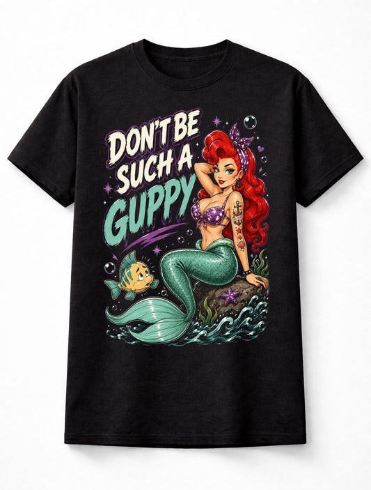 Tattoo Mermaid Ariel Pin Up Retro Ocean Graphic Unisex T-Shirt