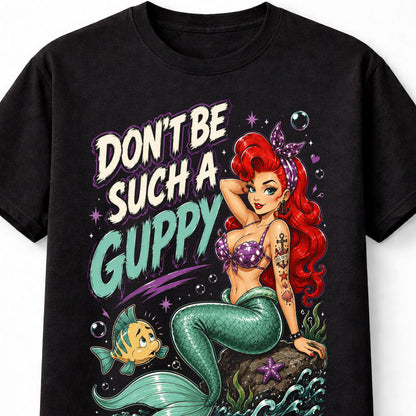 Tattoo Mermaid Ariel Pin Up Retro Ocean Graphic Unisex T-Shirt