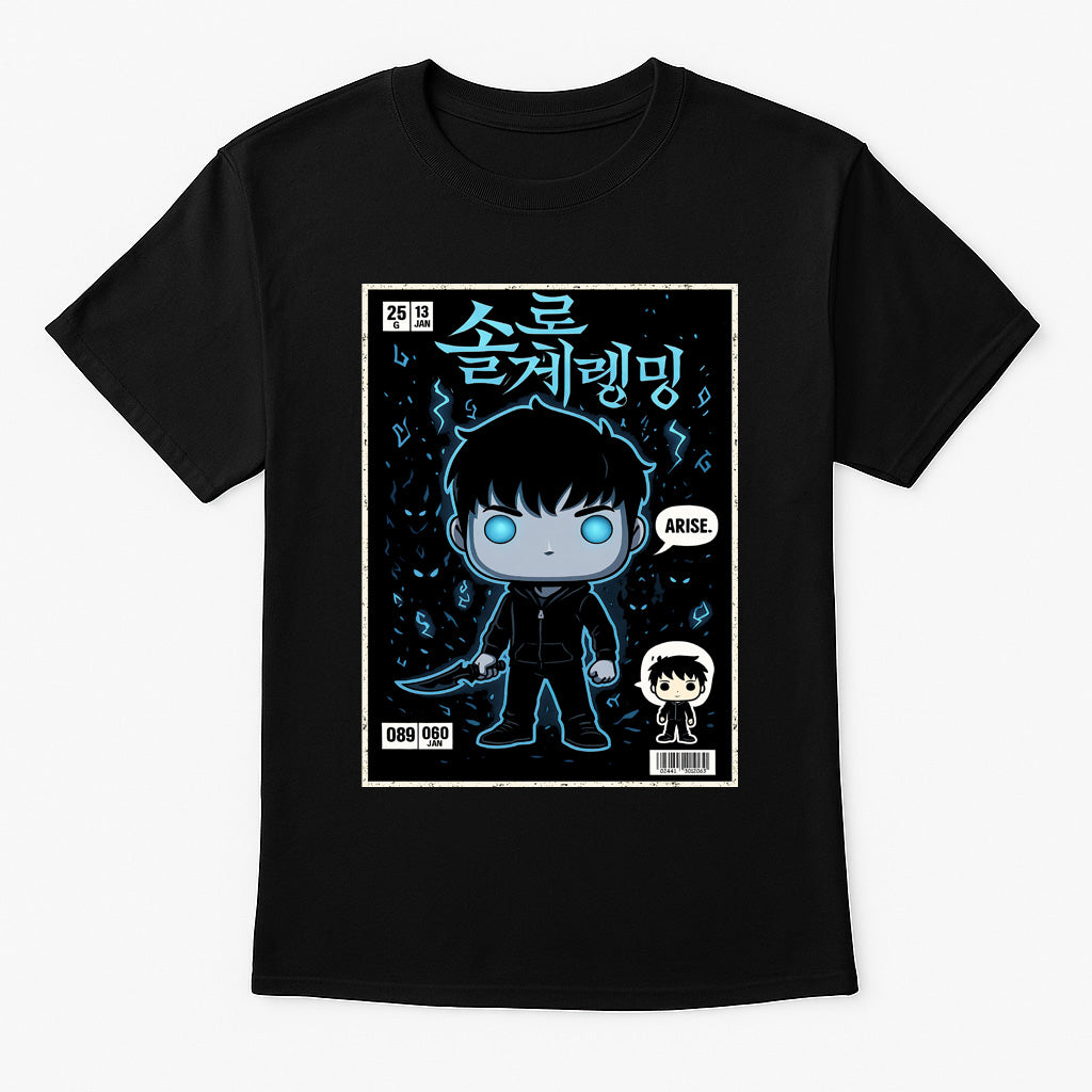 Solo Leveling Sung Jin-Woo Arise Shadow Monarch Anime Adults & Kids Unisex T-Shirt