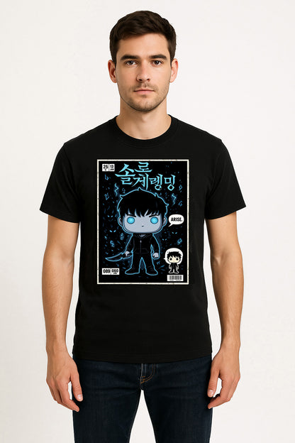 Solo Leveling Sung Jin-Woo Arise Shadow Monarch Anime Adults & Kids Unisex T-Shirt