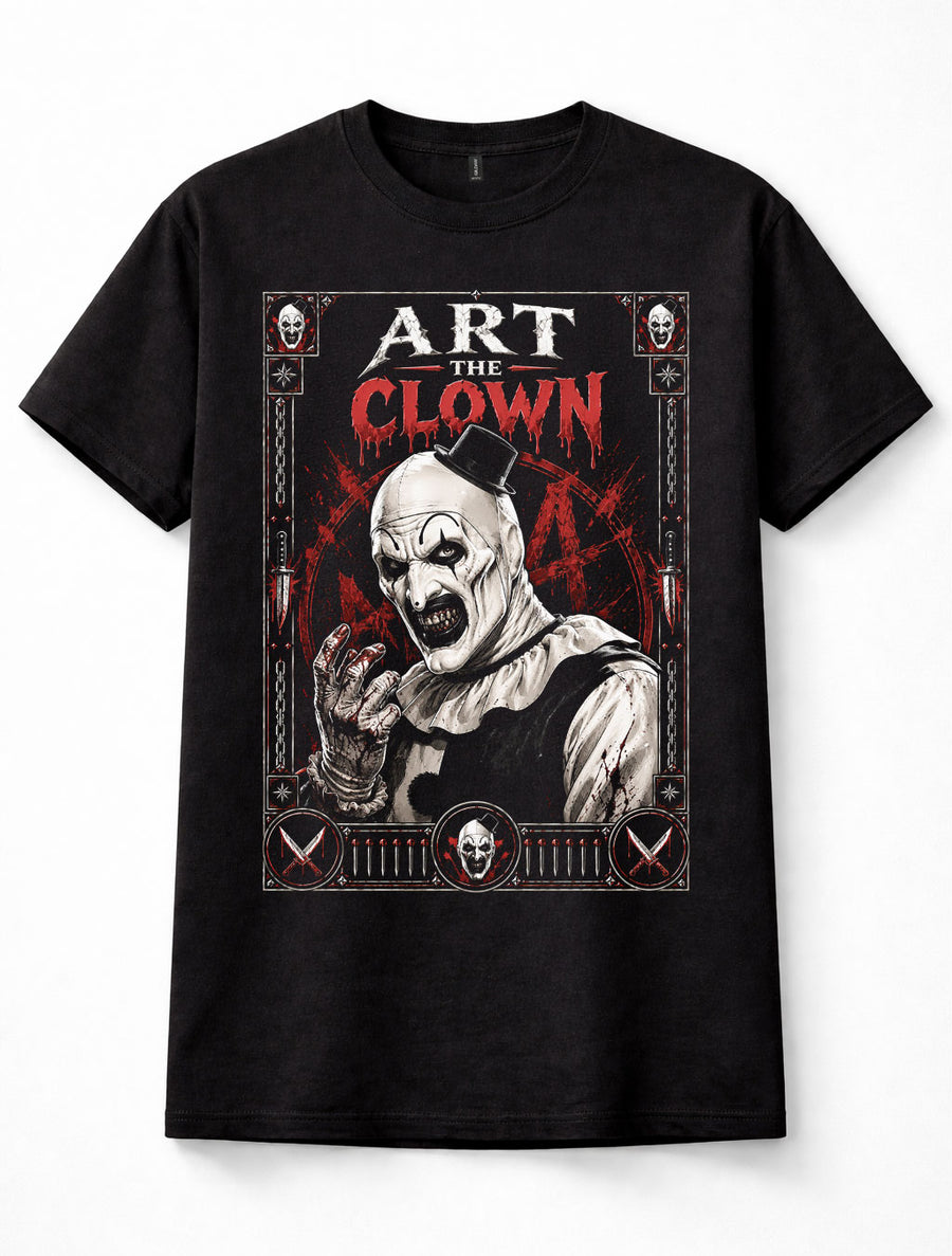 Terrifier Art the Clown Horror Movie Slasher Graphic Unisex T-Shirt