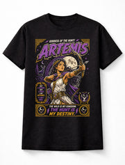 Artemis Greek Goddess of the Hunt Moon Archer Unisex T-Shirt