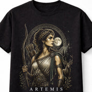 Artemis Greek Goddess of the Hunt Moon Mythology Unisex T-Shirt