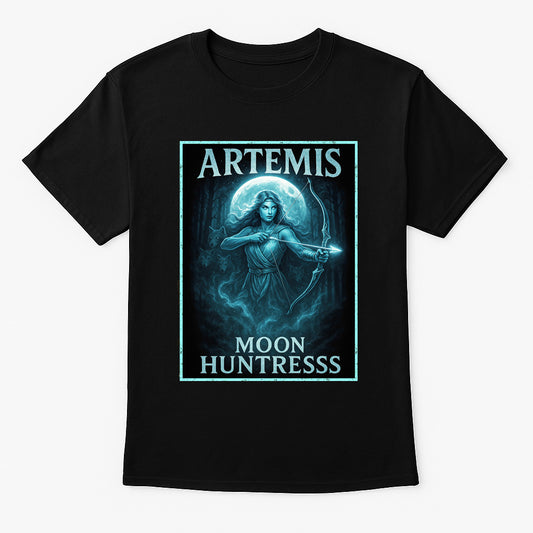 Artemis Moon Huntress Unisex Greek Goddess T-Shirt