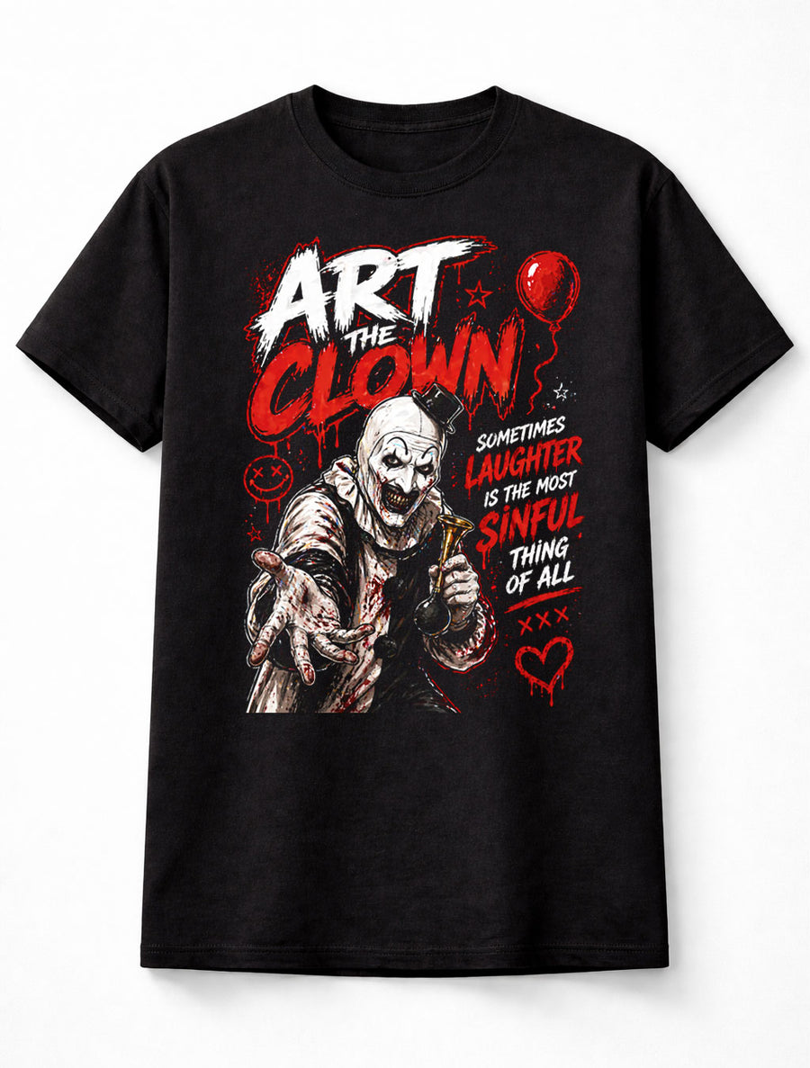 Art the Clown Terrifier Horror Movie Graphic Tee Adult & Kids Unisex T-Shirt
