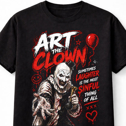 Art the Clown Terrifier Horror Movie Graphic Tee Adult & Kids Unisex T-Shirt