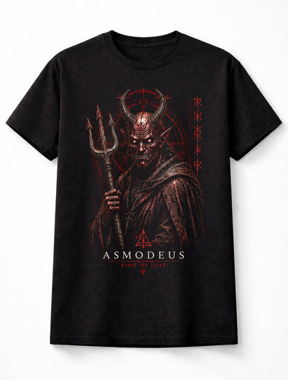 Asmodeus King of Lust Demon Gothic Horror Occult Metal Unisex T-Shirt