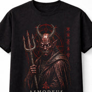 Asmodeus King of Lust Demon Gothic Horror Occult Metal Unisex T-Shirt