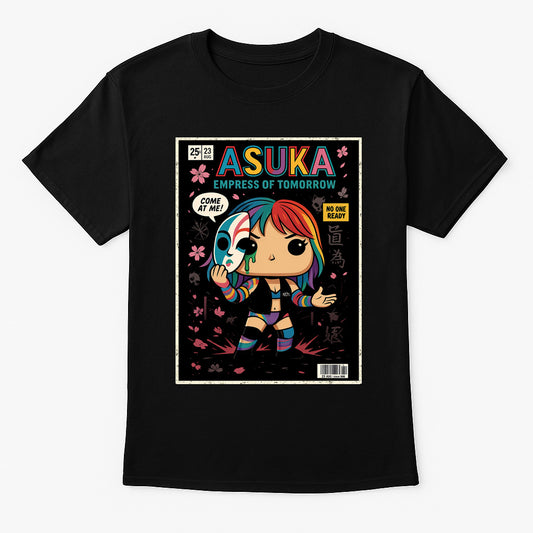Asuka “Empress of Tomorrow” Funko Pop Style  Unisex T-Shirt WWE Comic Style