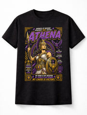 Athena Greek Goddess of Wisdom Warrior Owl Unisex T-Shirt