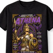 Athena Greek Goddess of Wisdom Warrior Owl Unisex T-Shirt