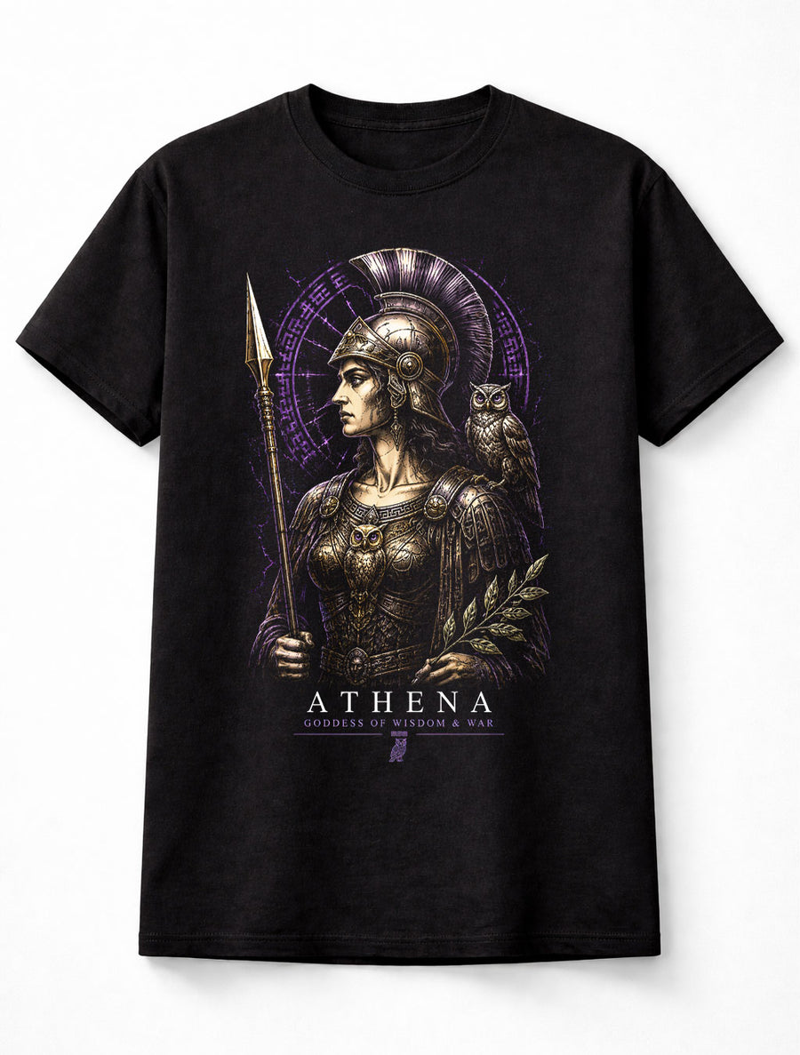 Athena Greek Goddess of Wisdom War Mythology Unisex T-Shirt