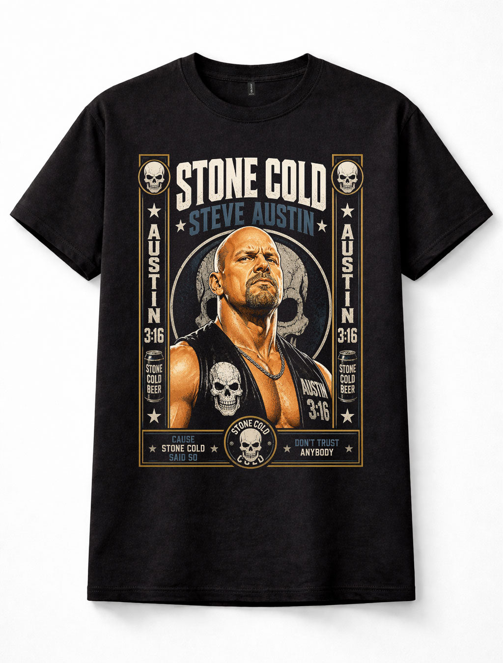 Stone Cold Steve Austin WWE Austin 3:16 Wrestling Graphic Unisex T-Shirt