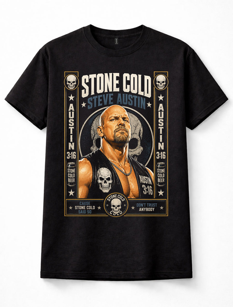 Stone Cold Steve Austin WWE Austin 3:16 Wrestling Graphic Unisex T-Shirt