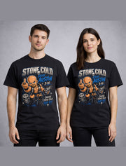 Stone Cold Steve Austin 3:16 Skull Beer Cartoon Attitude Era WWE Wrestling Unisex T-Shirt