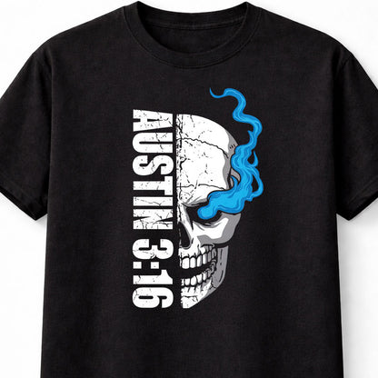 Austin 3:16 Skull Graphic Wrestling Adults & Kids Unisex T-Shirt