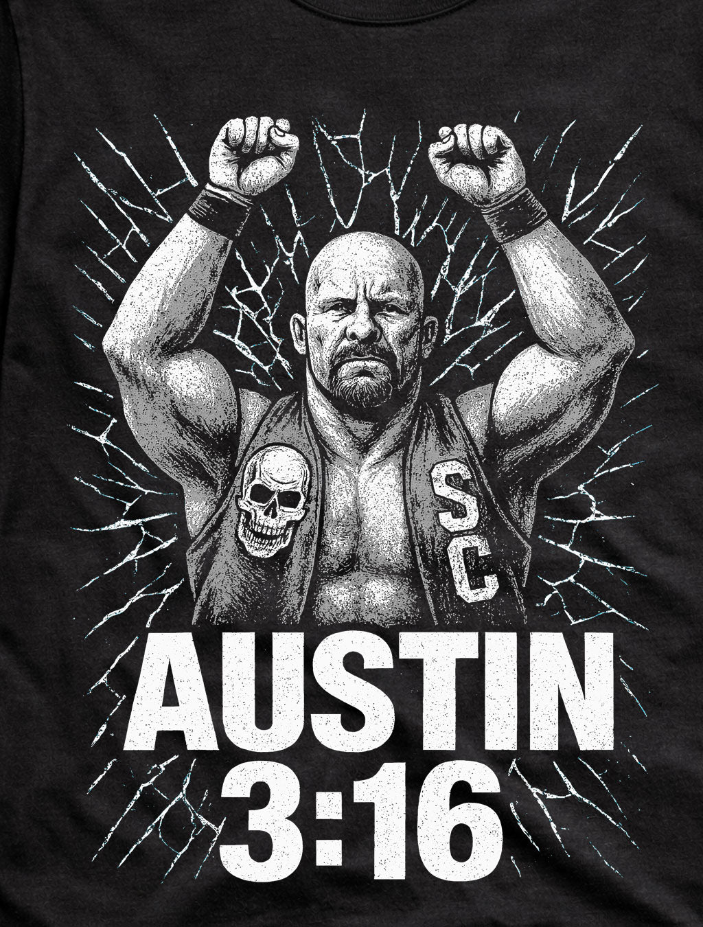 “Stone Cold” Steve Austin – The Texas Rattlesnake Austin 3:16 Adults & Kids Unisex T-Shirt